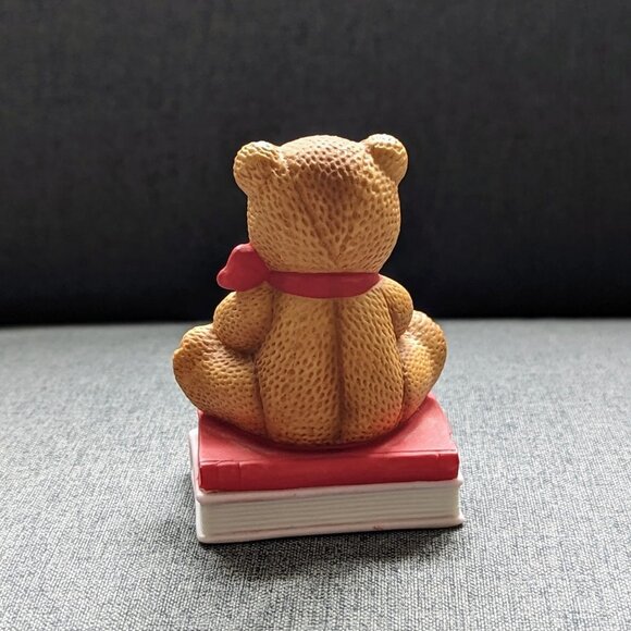 Collectible Enesco Teddy Bear Love Teacher Lucy Rigg (Lucy and Me) 1984 Vintage - Picture 2 of 4